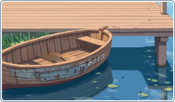 Your starting wooden fishing boat
